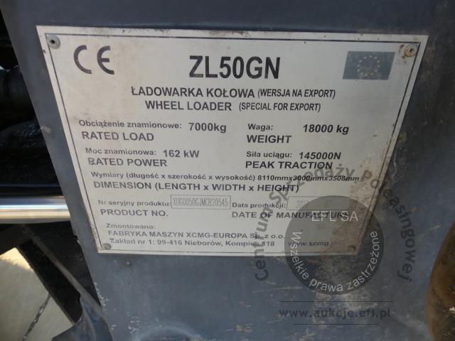 8 - Ładowarka kołowa XCMG ZL50GN 2022r.