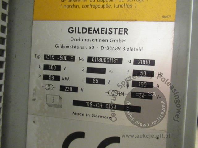 30 - Tokarka CNC GILDEMEISTER typ CTX-500 E 2000r.