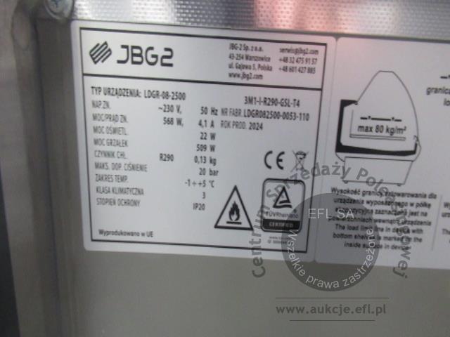 6 - Lada chłodnicza JBG2 LDGR-08-2500 z agregatem 2024r.