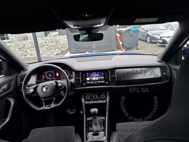 13 - SKODA Kodiaq 1.5 TSI ACT 4x2 Sportli 2022r. SK979XE Pojazd znajduje się w firmie AACAR sp. z o.o. Kasztanowa 5, 32-400 Jawornik