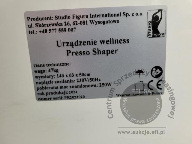 11 - Urządzenie wellness PRESSO SHAPER 2024r.