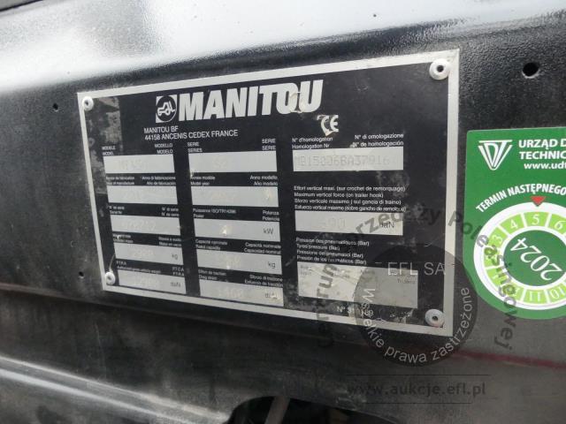 10 - Wózek widłowy Manitou MI15G 2017r.