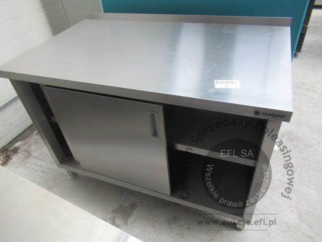 1 - Stół roboczy z szafką drzwi suwane 1200x700x850