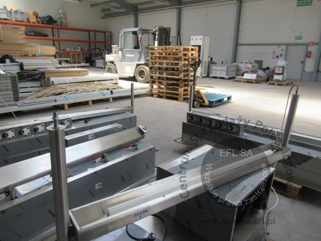 3 - Płyta chłodnicza KOMAT model KL6-13.0004 + Nadstawka z szybą giętą KOMAT KNP-03