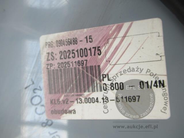 7 - Płyta chłodnicza KOMAT model KL6-13.0004 + Nadstawka z szybą giętą KOMAT KNP-03