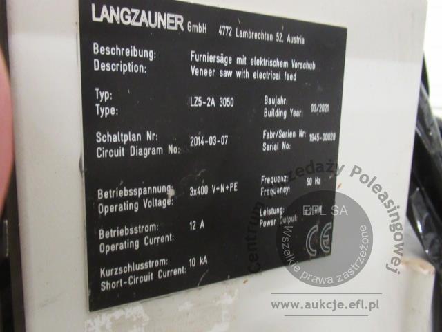 20 - Pilarko-frezarka do forniru Langzauner