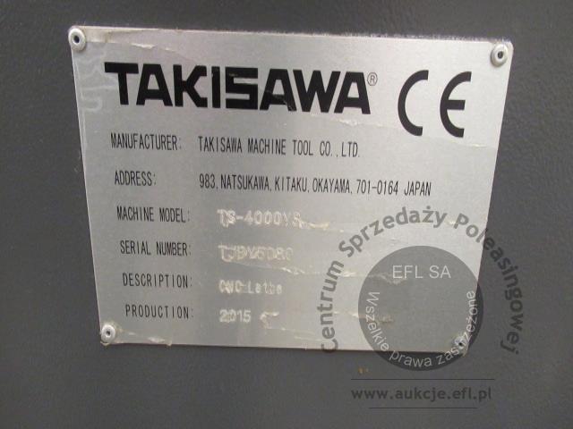8 - Centrum tokarskie CNC TAKISAWA Machine  2015r.