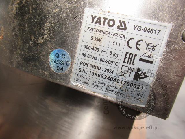 5 - Frytownica elektryczna 1 komorowa YATO - YG-04617 2024r.