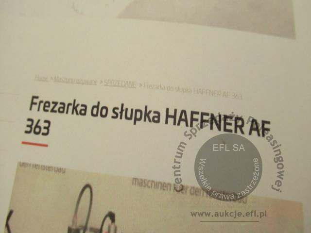 61 - Elementy linii do produkcji okien wg specyfikacji