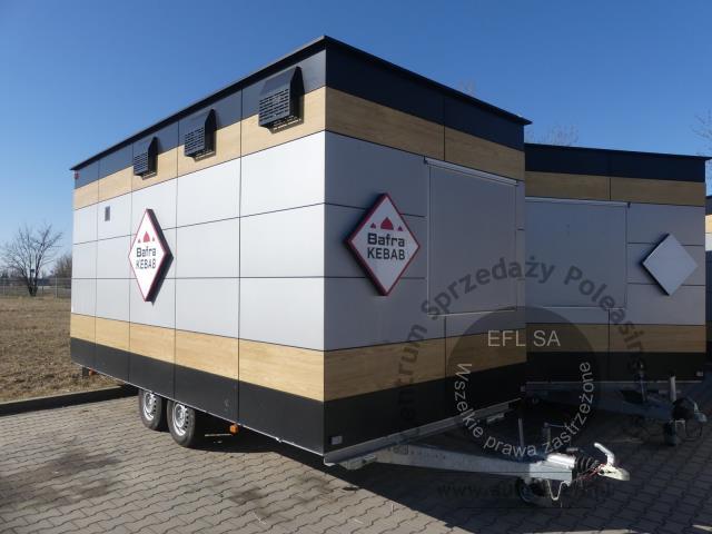 1 - Przyczepa gastronomiczna &quot;KEBAB&quot; NIEWIADÓW 2023r.