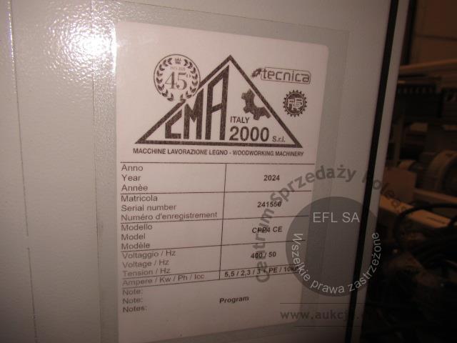 10 - Automatyczna wiertarko-frezarka CMA2000 srl.  2024r.