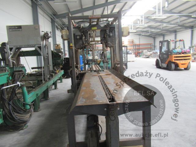 6 - Trak piła 2 taśmowa pionowa AMIX typ PT-2P z podajnikiem 2018r