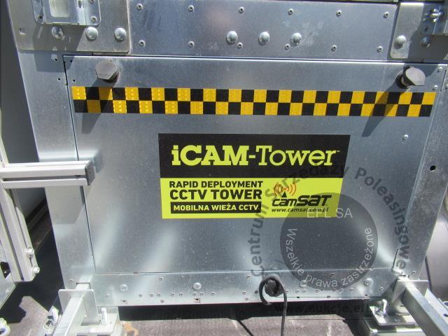 17 - Wieża monitoringu iCam Tower PRO AI Q4 + przyczepka JEGGER JG0751 2024r.