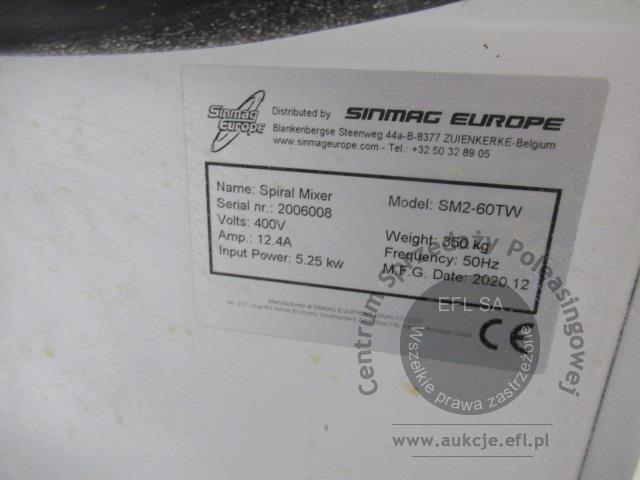 5 - Miesiarka spiralna SINMAT model SM2-60TW 2020r.