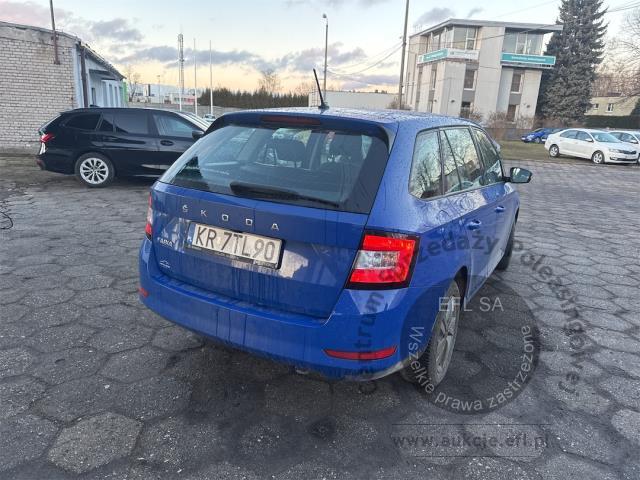 4 - Skoda Fabia 1.0 TSI Ambition 2020r. KR7TL90  UWAGA!! Pojazd znajduje się w lokalizacji: Katowice 40-689, Małachowskiego 16
