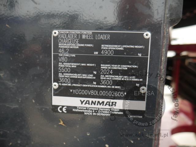 19 - Ładowarka kołowa YANMAR V80 2024r.