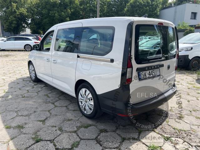 3 - Volkswagen Caddy osobowy Caddy Maxi 2.0 2021r. SK445UJ UWAGA!! Pojazd znajduje się w lokalizacji: Katowice 40-689, Małachowskiego 16