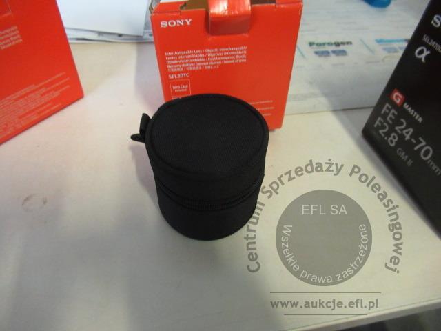 21 - Zestaw obiektywów SONY wg zestawienia