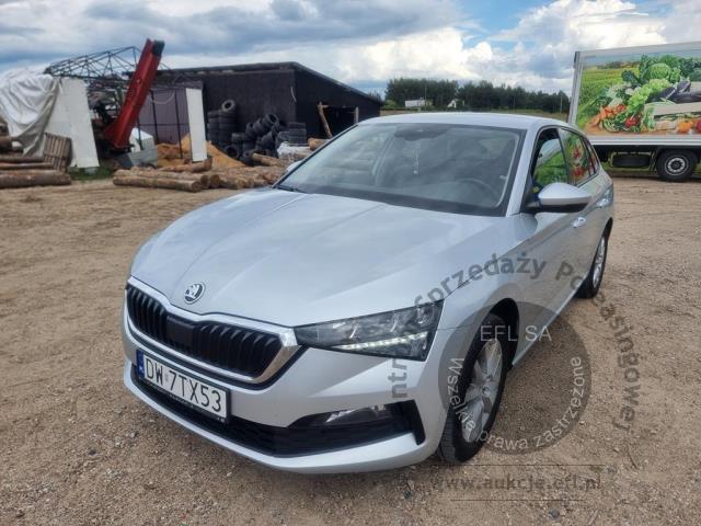 1 - Skoda Scala 1.5 TSI Ambition 2022r. DW7TX53 UWAGA!! Pojazd znajduje się w lokalizacji: GDAŃSK Ul. Zawodników 1 80-729 Gdańsk