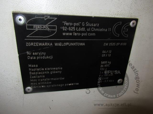 32 - Elementy linii do produkcji paneli ogrodzeniowych