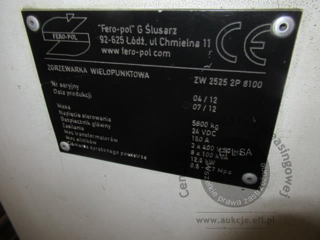 34 - Elementy linii do produkcji paneli ogrodzeniowych