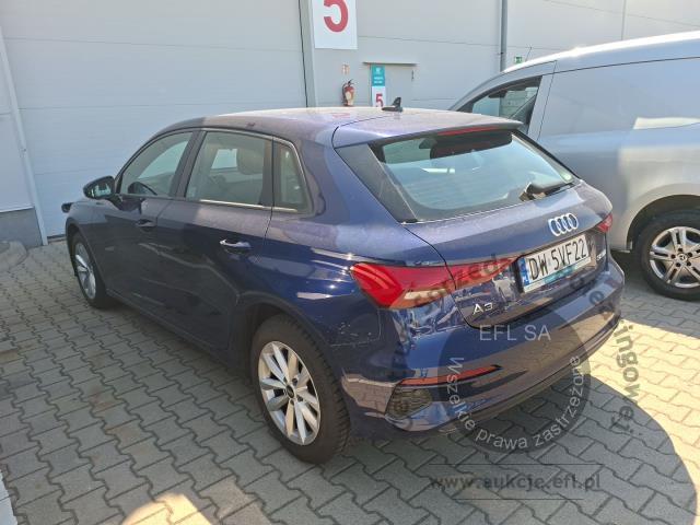 4 - Audi A3 30 TDI S tronic Hatchback 2023r. DW5VF22 Pojazd znajduje się w firmie MDM AUTO sp. z o.o. ul. Morska 78A, 81-225 Gdynia