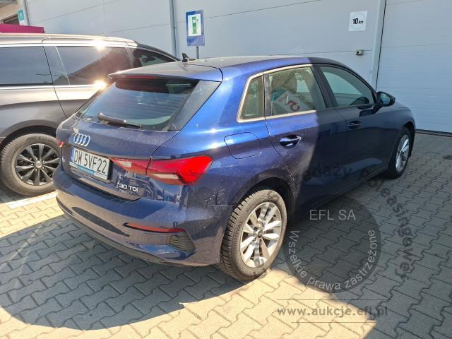 6 - Audi A3 30 TDI S tronic Hatchback 2023r. DW5VF22 Pojazd znajduje się w firmie MDM AUTO sp. z o.o. ul. Morska 78A, 81-225 Gdynia