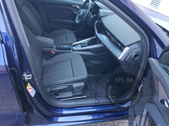 10 - Audi A3 30 TDI S tronic Hatchback 2023r. DW5VF22 Pojazd znajduje się w firmie MDM AUTO sp. z o.o. ul. Morska 78A, 81-225 Gdynia