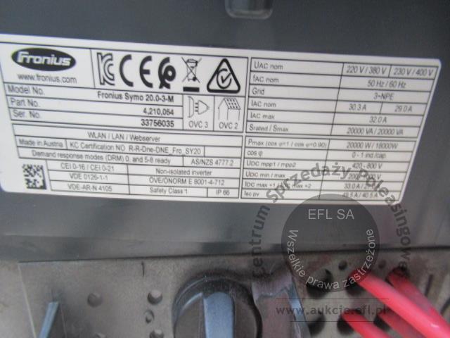 12 - Elementy instalacji fotowoltaicznej moc 24,90 kWp