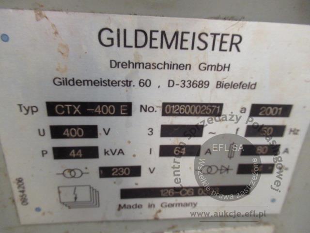 8 - Tokarka CNC Gildemeister typ CTX-400 E 2001r.