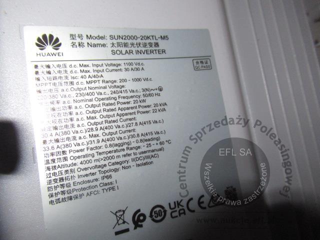 16 - Elementy instalacji fotowoltaicznej  , Magazyn energii Huawei 10kWh