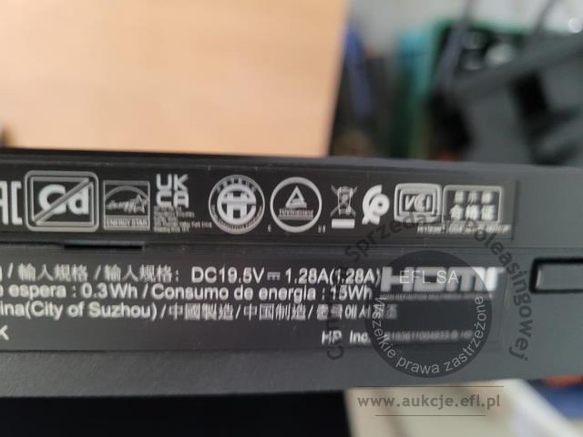 12 - Komputer HP Pro Mini 260 G9 z monitorem HP M27fe
