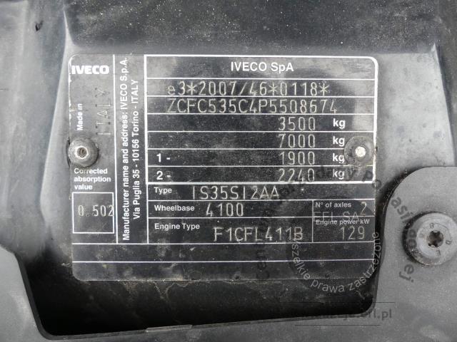 23 - IVECO / ROMCAR DAILY 35S18 3.0 CHŁODNIA FRCX 2022r.