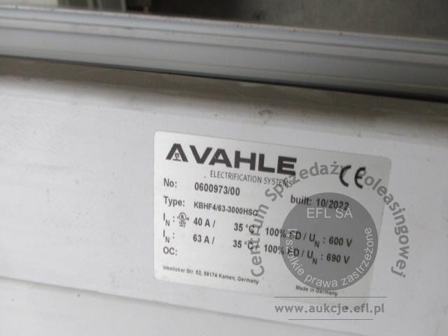 14 - Elementy suwnicy natorowej - dwuszynowej  VETTER K