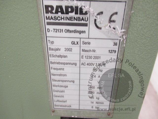 63 - Elementy linii do produkcji okien wg specyfikacji