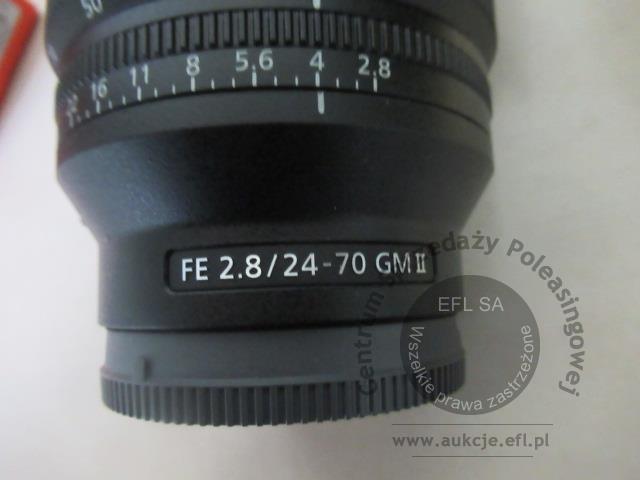 30 - Zestaw obiektywów SONY wg zestawienia