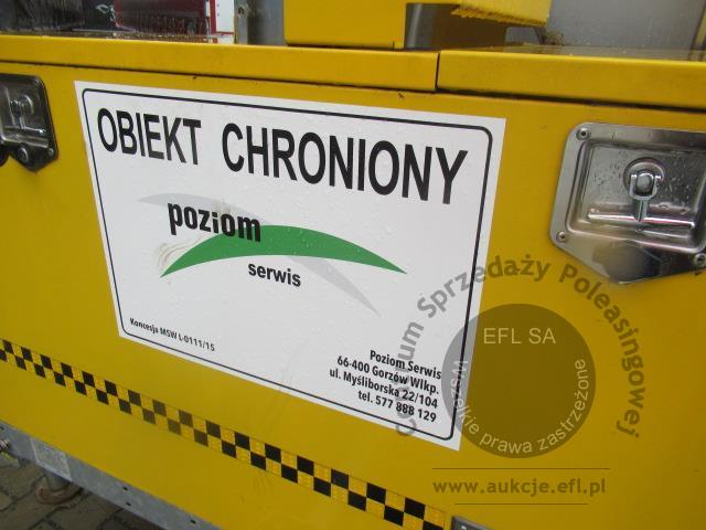 18 - Wieża monitoringu iCam DefenderTower PowerMAX + przyczepka JEGGER JG0751 2024r.