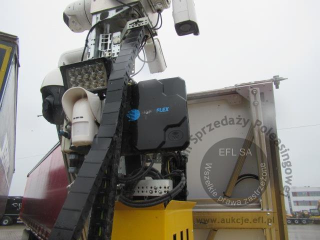 20 - Wieża monitoringu iCam DefenderTower PowerMAX + przyczepka JEGGER JG0751 2024r.