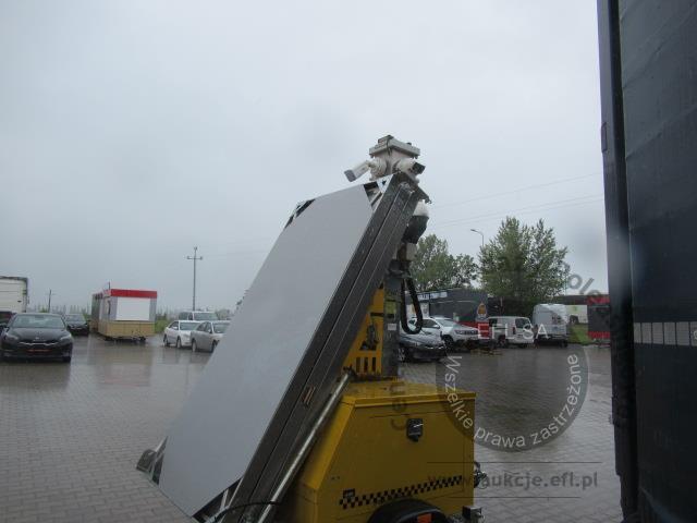 24 - Wieża monitoringu iCam DefenderTower PowerMAX + przyczepka JEGGER JG0751 2024r.