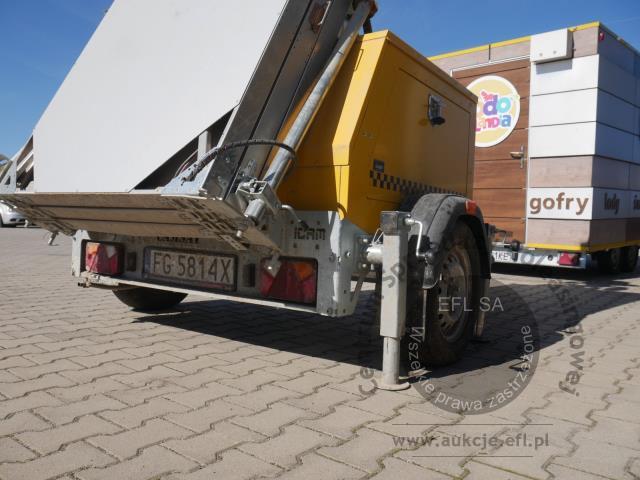 6 - Wieża monitoringu iCam DefenderTower PowerMAX + przyczepka JEGGER JG0751 2024r.