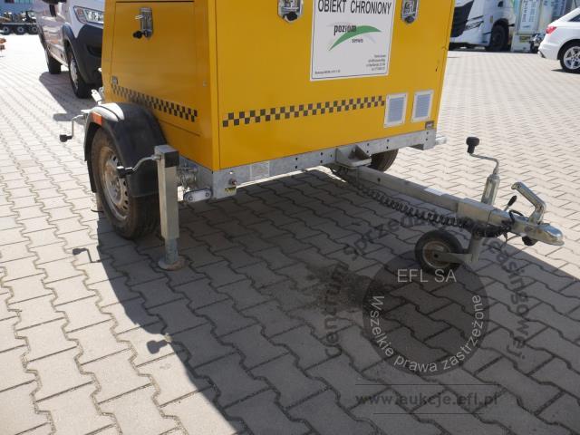 7 - Wieża monitoringu iCam DefenderTower PowerMAX + przyczepka JEGGER JG0751 2024r.