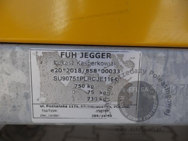 8 - Wieża monitoringu iCam DefenderTower PowerMAX + przyczepka JEGGER JG0751 2024r.