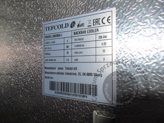 4 - Szafa chłodnicza  TEFCOLD  model DB200