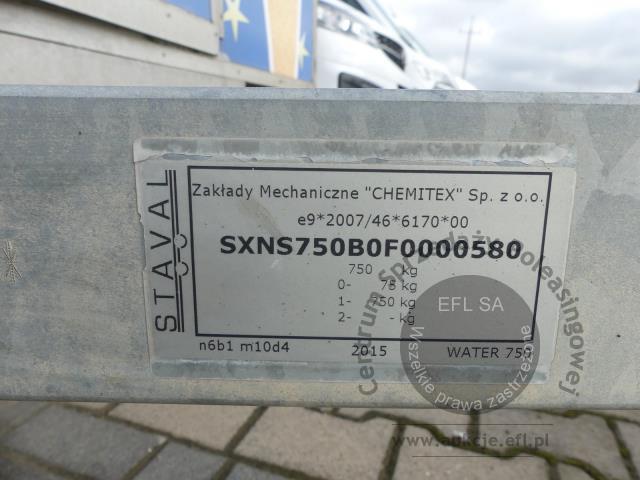 14 - Przyczepa gastronomiczna "LODY" STAVAL WATER 750 2015r.