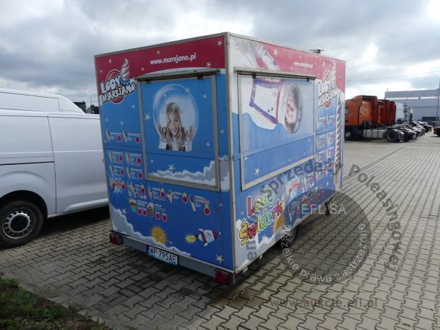 4 - Przyczepa gastronomiczna "LODY" STAVAL WATER 750 2015r.