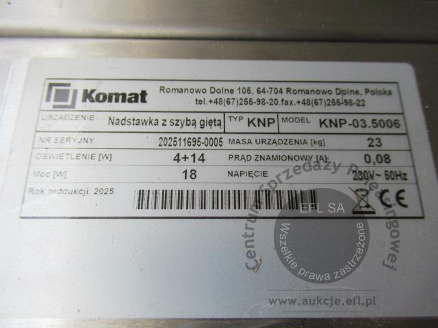 6 - Bemar wodny KOMAT Model: KL 6-21.0033 i KL6-21.022