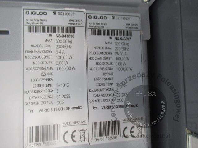 4 - Regał chłodniczy samoobsługowy IGLOO VARIO 2022r.