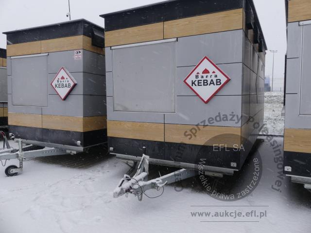 1 - Przyczepa gastronomiczna &quot;KEBAB&quot; Niewiadów B3500 2021r.
