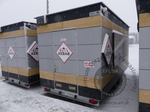 6 - Przyczepa gastronomiczna &quot;KEBAB&quot; Niewiadów B3500 2021r.