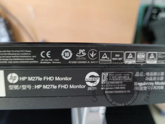 9 - Komputer HP Pro Mini 260 G9 z monitorem HP M27fe